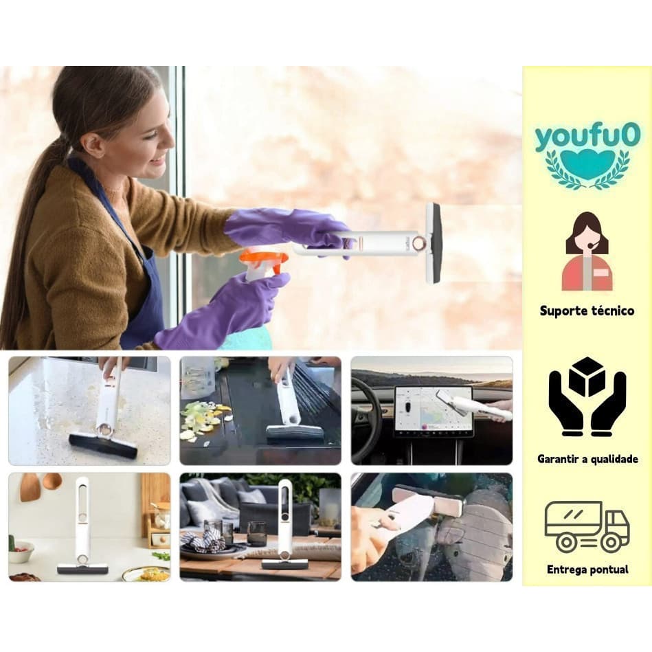 Esfregona absorvente de mesa, esfregão automático portátil, multifuncional