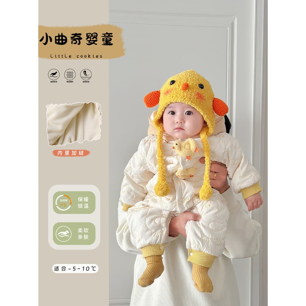 Macacão de bebê roupas de inverno outono inverno estilo pequena idade mensal macacão de bebê roupas de inverno Super fof