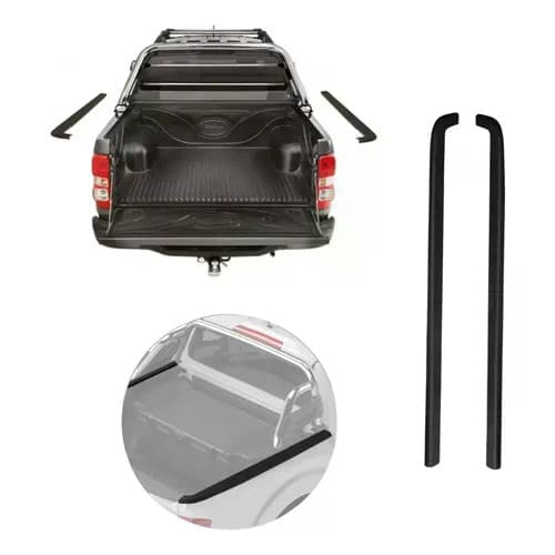 Protetor De Borda Lateral Caçamba Hilux Cd 2016 A 2025 Bepo