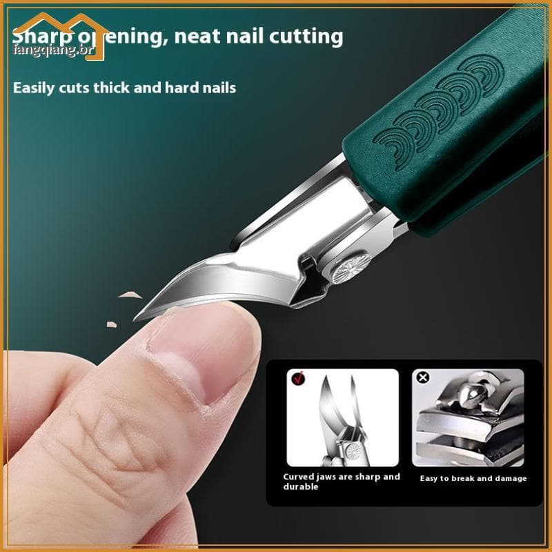 Fang Super Inclinado Apontou Cortador De Unhas Anti-Respingo Thi Alicate Tesoura Ferramentas De Cuidados Com As BR