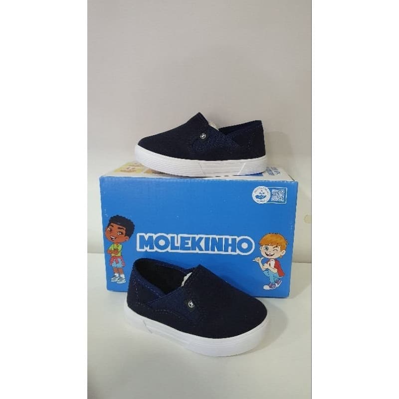 Molekinho Baby Tênis Slip On Conforto e Maciez Dia Dia