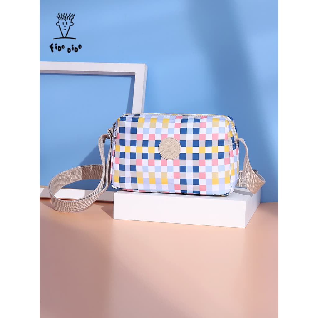 Fidu Dido Bolsa Feminina 2024 Novo Estilo Bolsa Mensageiro Feminina Bolsa Pequena Casual Leve Bolsa Mãe Nylon Leve À Pro