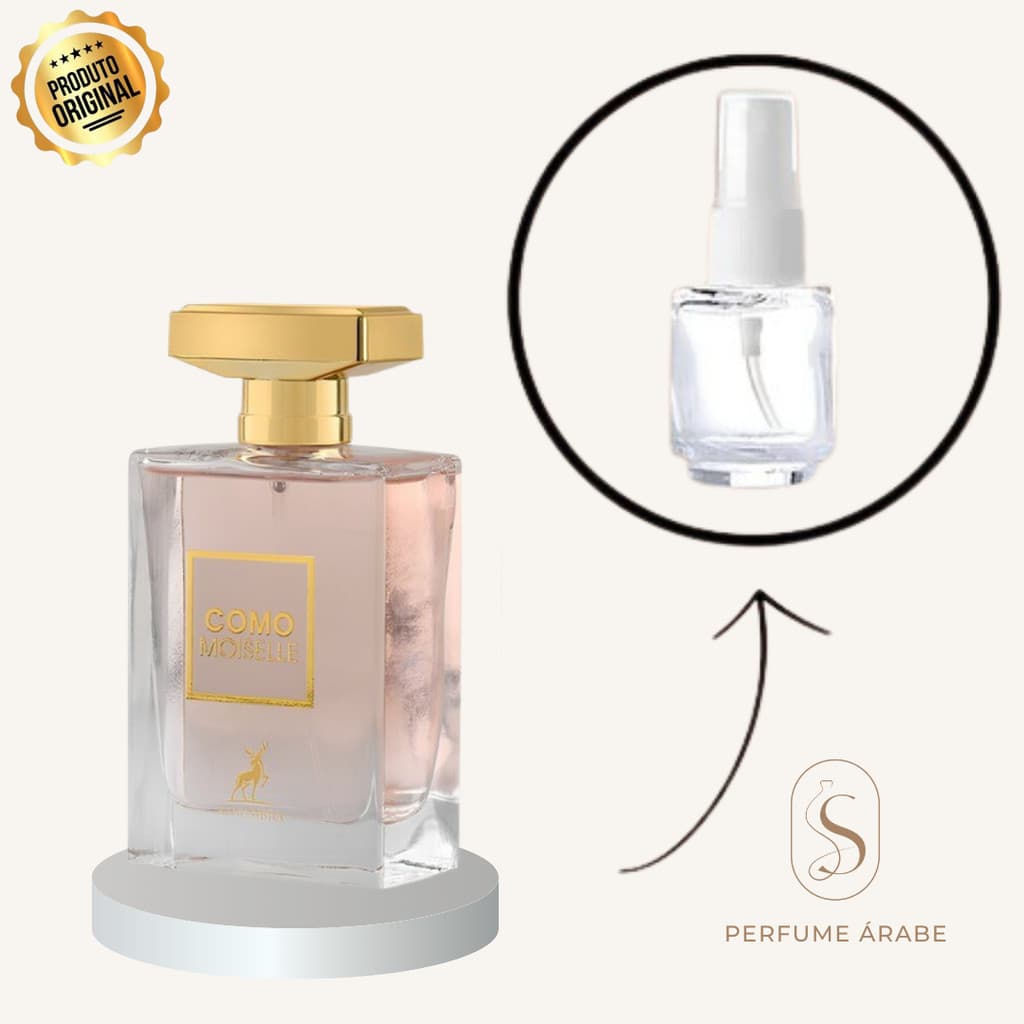 Perfume árabe Como Moiselle Eau de Parfum - Perfume Árabe Feminino 5ml