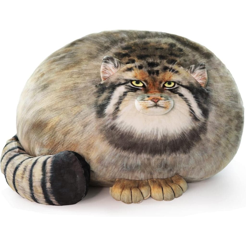 Bonito Steppe Pallas Cat Plush Soft Stuffed Animal Throw Pillow Plushie Boneca Presente Para Crianças Meninos Meninas Fe