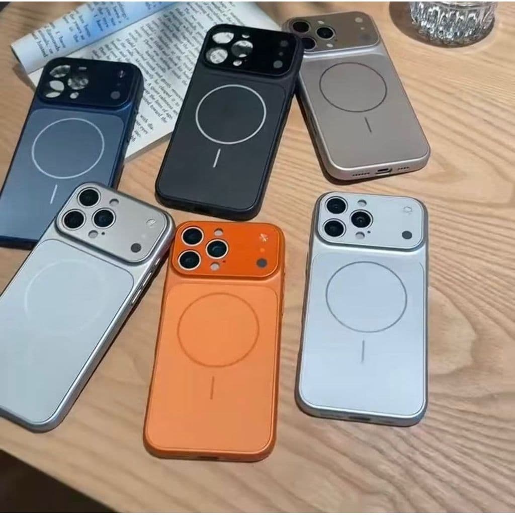 （YOOMI)CAPA Compatível com iPhone 17 16 13 14 15 Pro Max Com MagSafe À Prova De Choque igual 13