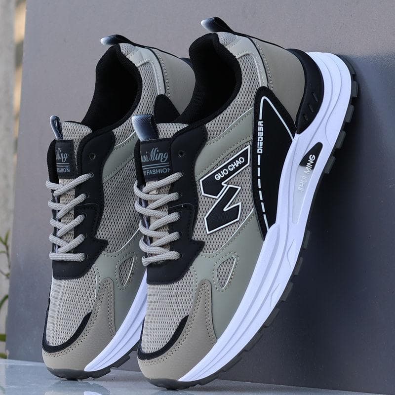 Forrest Gump Sapatos Homens 2025 Novo Estilo Primavera Outono Malha Respirável Estudante Correndo Homens Antiderrapante