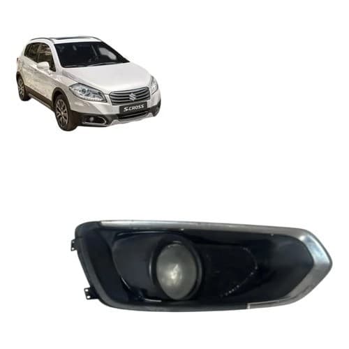 Moldura Farol De Milha Com Farol De Milha Suzuki Sx4 2015 Branco