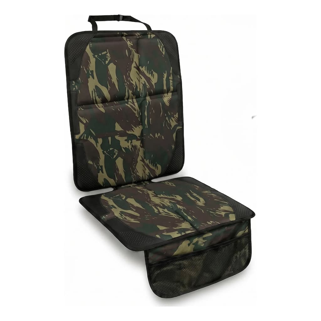 Capa Protetora De Banco Carro Pet Cachorro Bebê Camuflada Universal 48cmx124cm