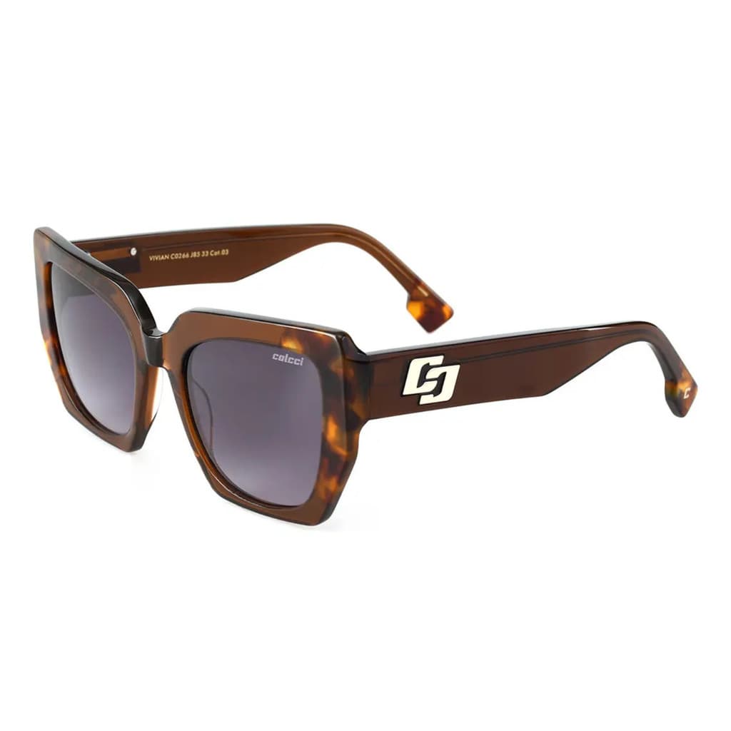 Óculos de Sol Colcci Feminino Vivian Marrom /L Cinza Degradê