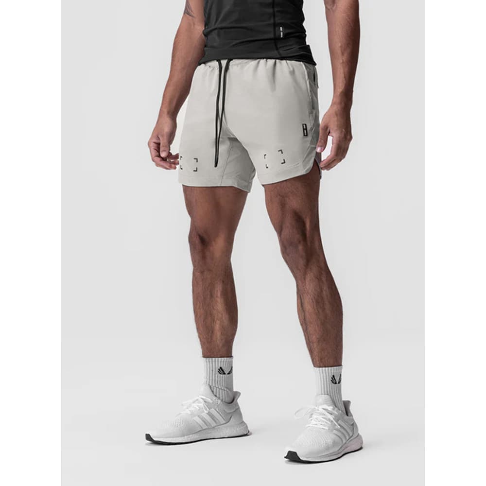 Verão novo estilo americano esportes Shorts masculino de secagem rápida gelo seda estilo fino solto basquete correndo tr