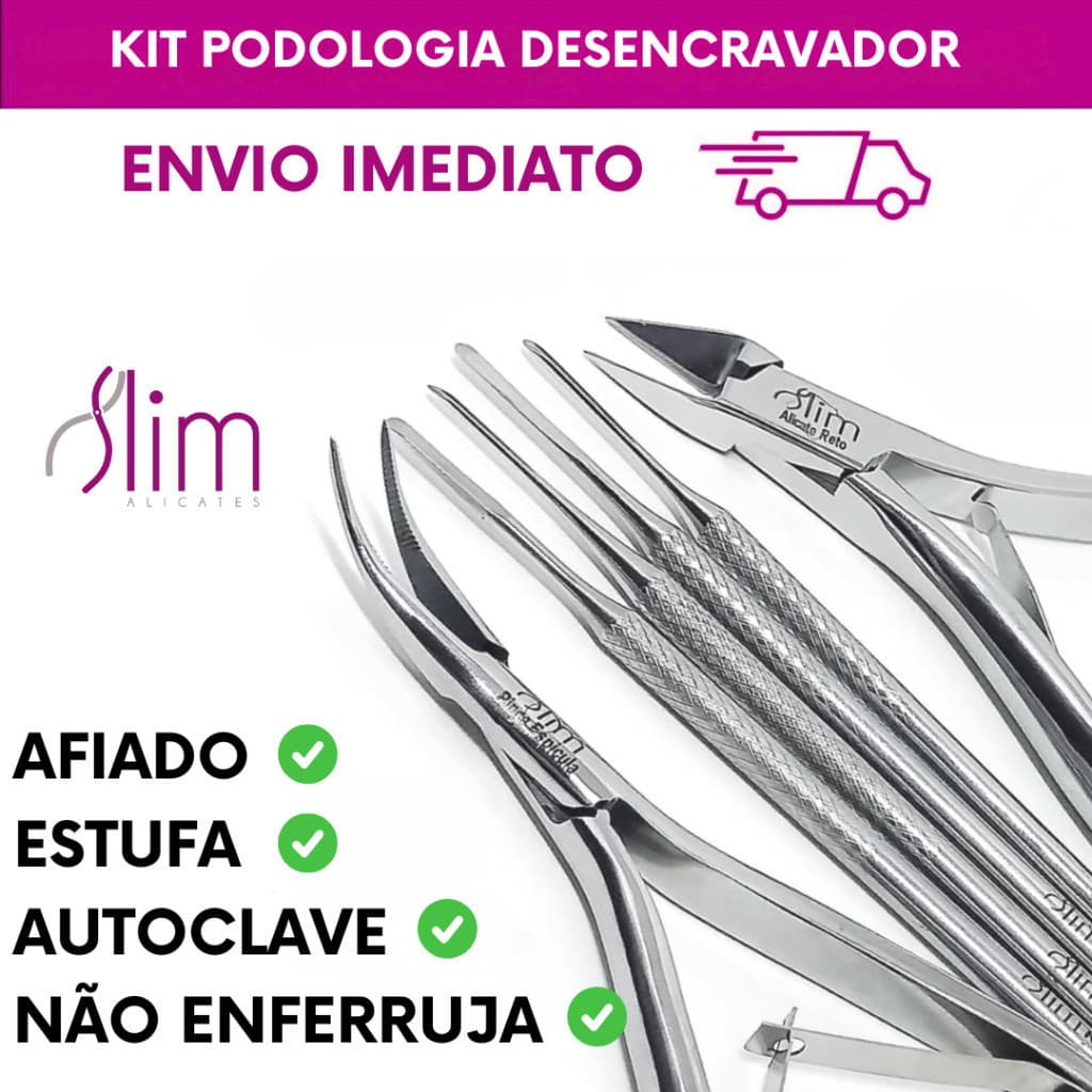 Kit Podologia Desencravador Profissional Slim