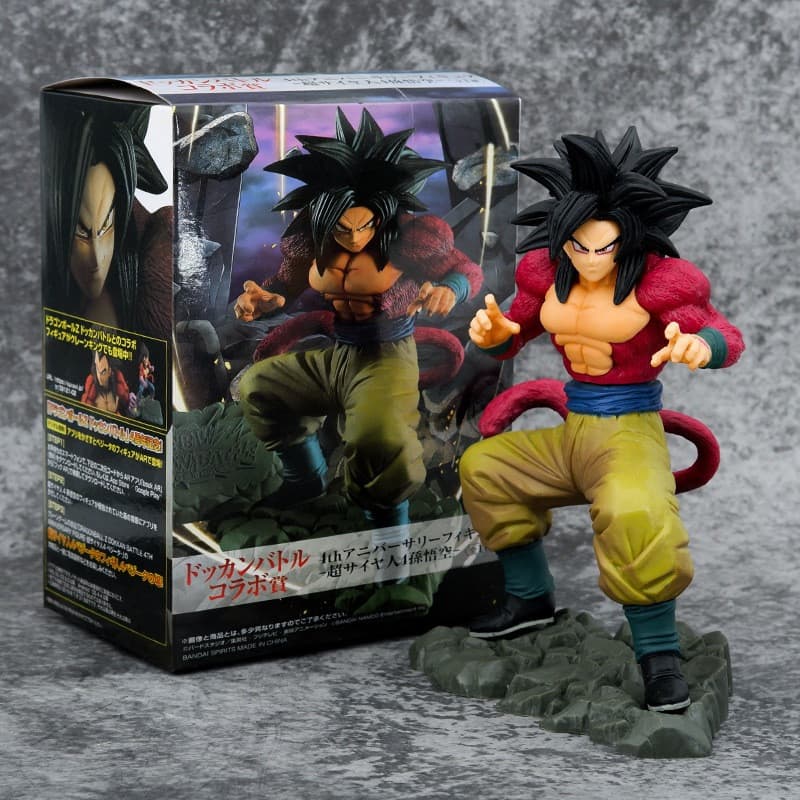 Figura de Ação Colecionável de PVC de 22cm do Anime Dragon Ball GT Super Saiyan 4 Son Goku Gogeta Kakarot Vegeta, Modelo