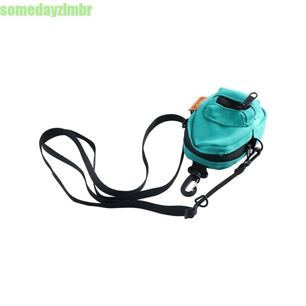 SOMEDAYZL0M Bolsa De Ombro Feminina Casual Hip-hop Lona Titular Do Cartão Moeda Mini Mochila Para Homem Carteira