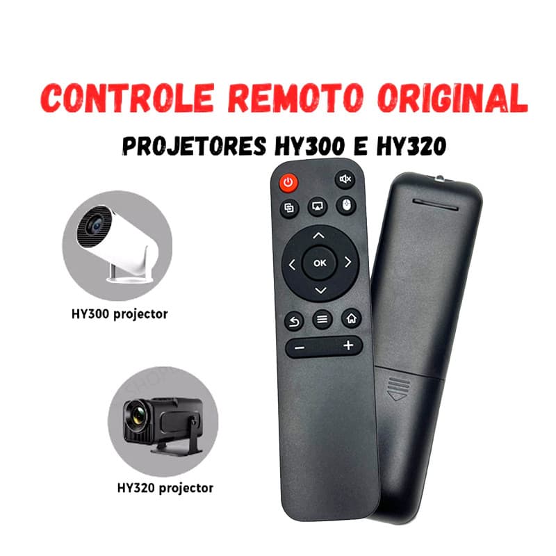 Controle Remoto Infravermelho Para Projetor HY300 Pro HY320 Com Função Completa Remota