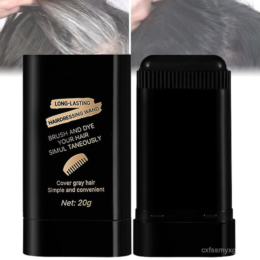 Bastão de Coloração Capilar Carylook, à prova d'água e resistente ao suor, para cabelos grisalhos, com pente aplicador e