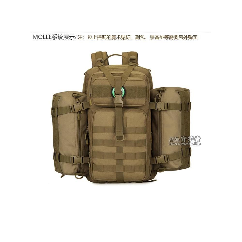 Mochila tática ao ar livre ventilador militar assalto mochila multifuncional à prova dwaterproof água viagem caminhadas