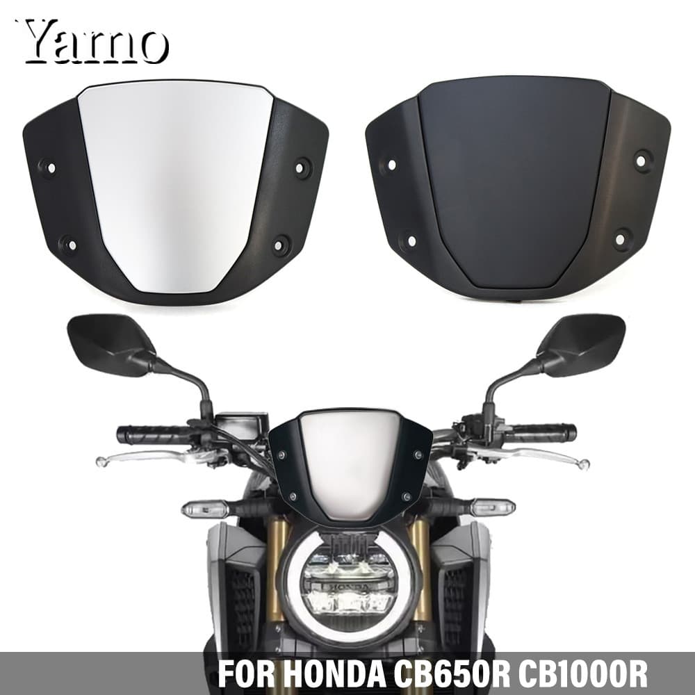 Para Honda CB650R 2019-2023 CB1000R 2018-2020 Acessórios de Defletor de Vento para Para-brisa de Motocicleta 30CB