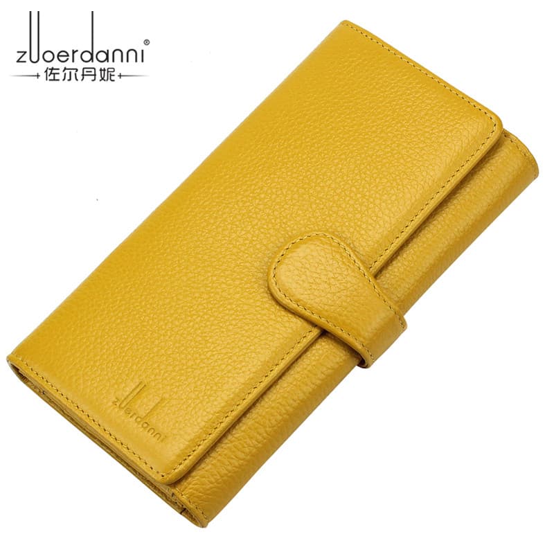 Zordanni carteira 30% de desconto senhoras carteira feminina titular do cartão longo versão coreana moda multifuncional
