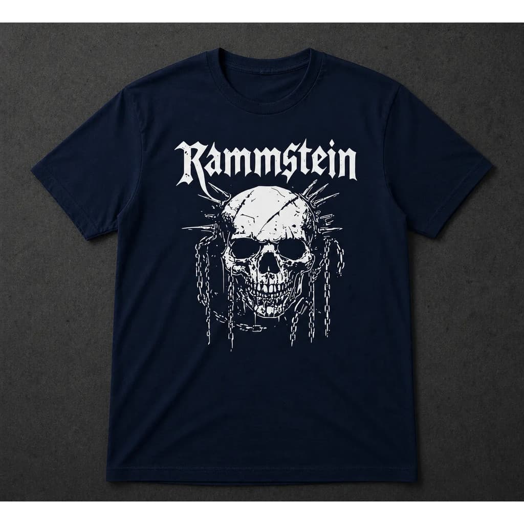 Camiseta Masculina 100% Algodão Basica Rock N Roll Confortável Streetwear