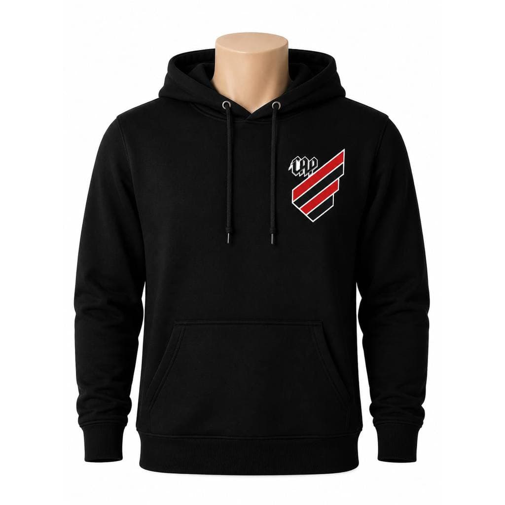 Moletom Canguru Atletico Paranaense Blusa de Frio Time Futebol Atletico Paranaense