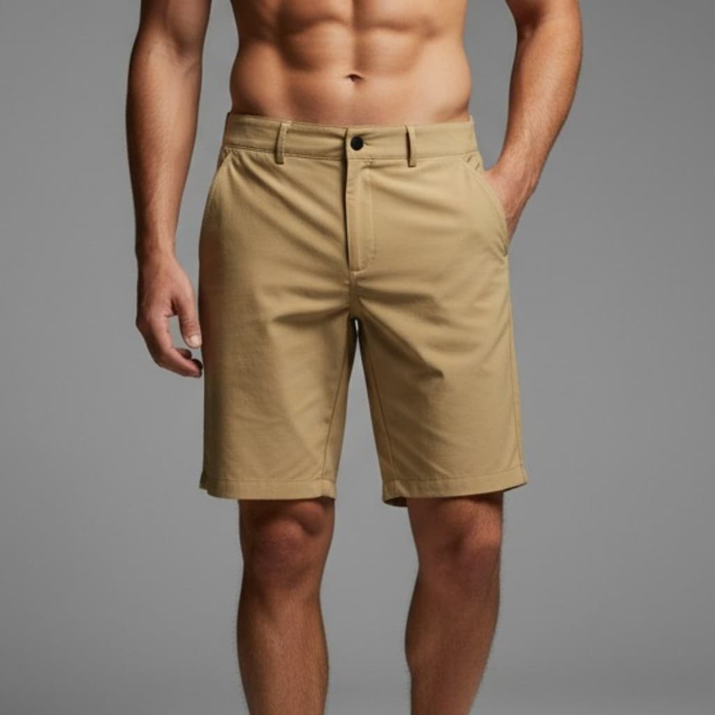 Bermuda Masculina Importada Social Esportivo Comfort Tech em Poliamida