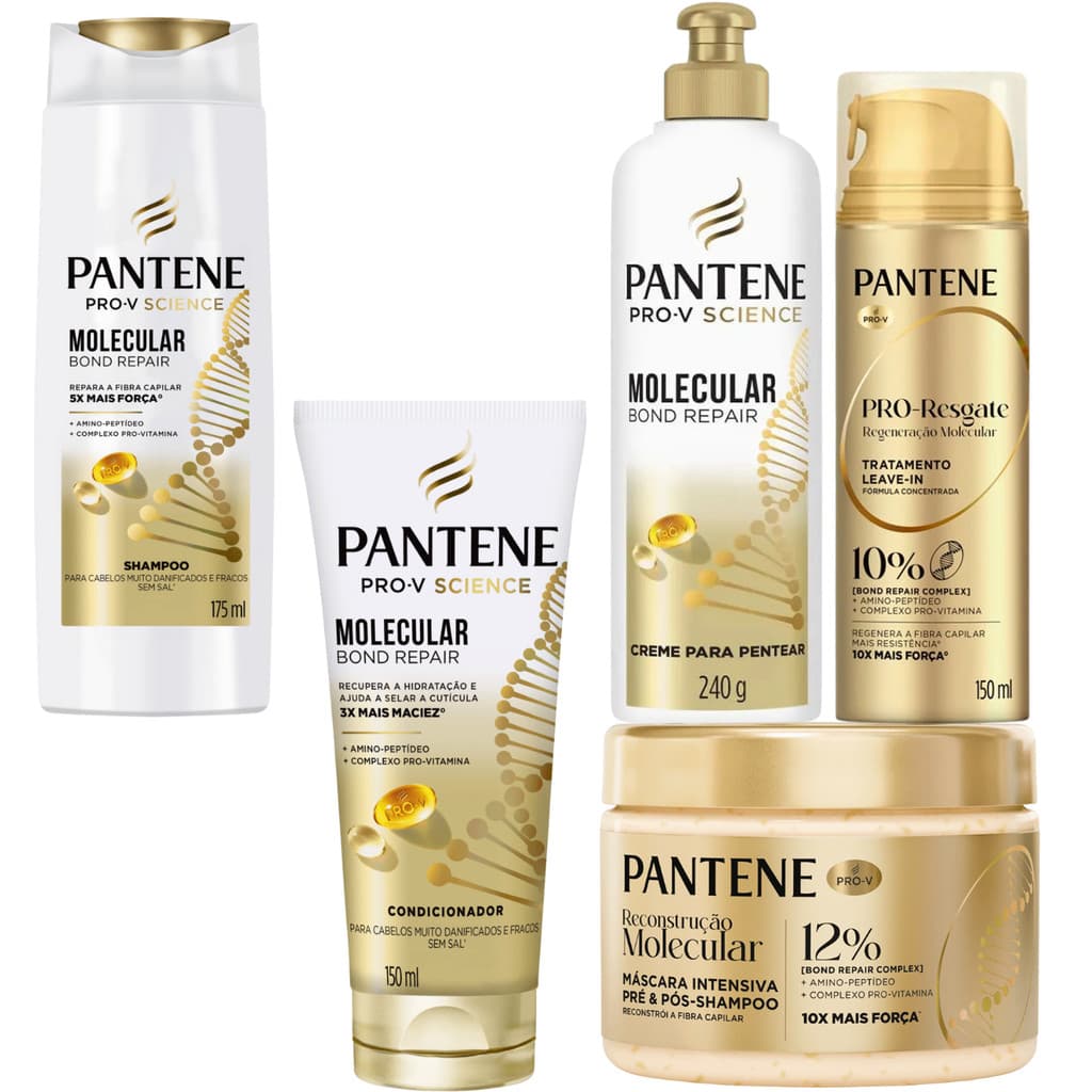 Kit Pantene Molecular Bond Repair Amino Peptídeo ProVScience