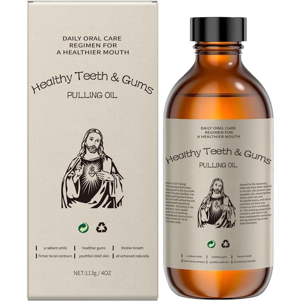 HolyMouthwashPullingOil, torna suas gengivas mais saudáveis e seu hálito mais fresco em 14 dias (pacote de 1 unidade)