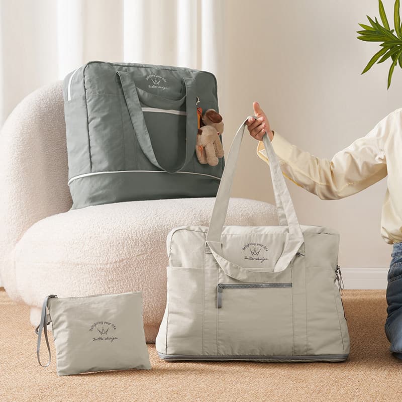 COTTA DESIGN Bolsa de viagem de Nylon feminina, grande capacidade, expansível, dobrável, portátil, curta distância, viag