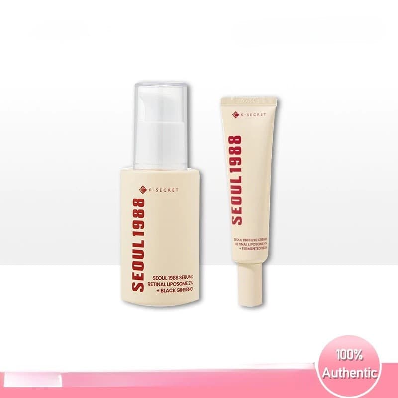 K-SECRET SEOUL 1988 Serum: Lipossoma de Retinal 2% |         Creme para os Olhos: Lipossoma de Retinal 4% 30ml