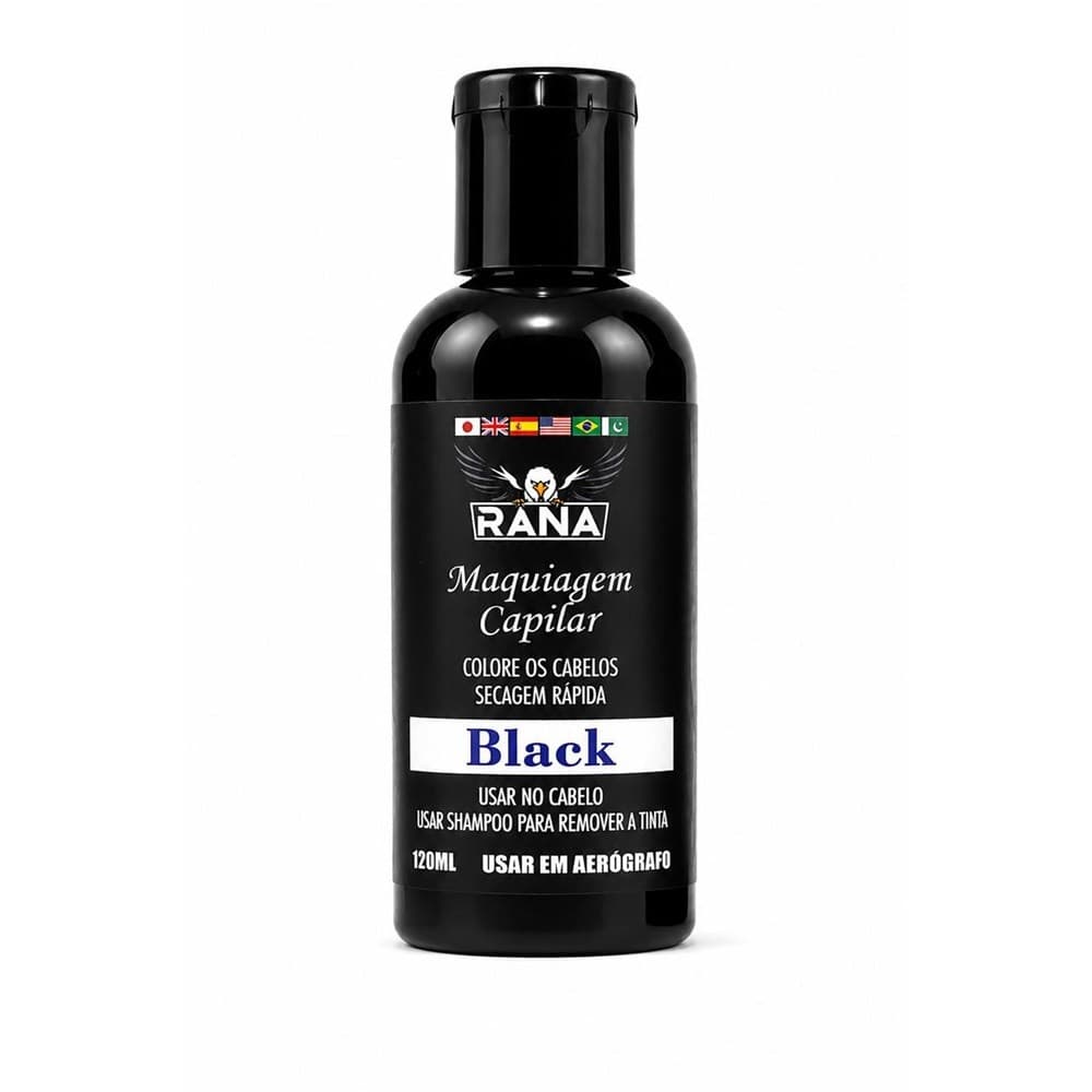 Kit 12 Tintas Preta Pigmentação Capilar Rana