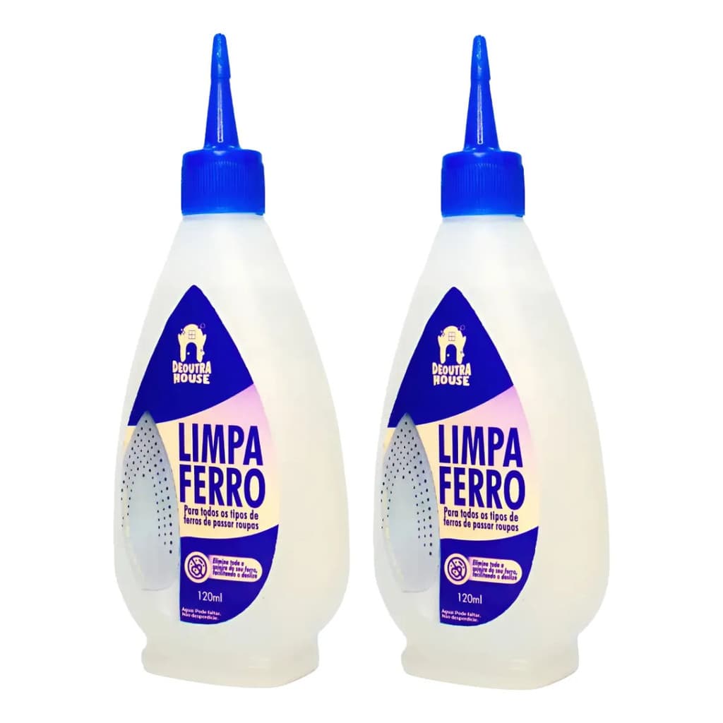 2 Limpa Ferro Passar Roupa De Outra House 120ml Vila Belle