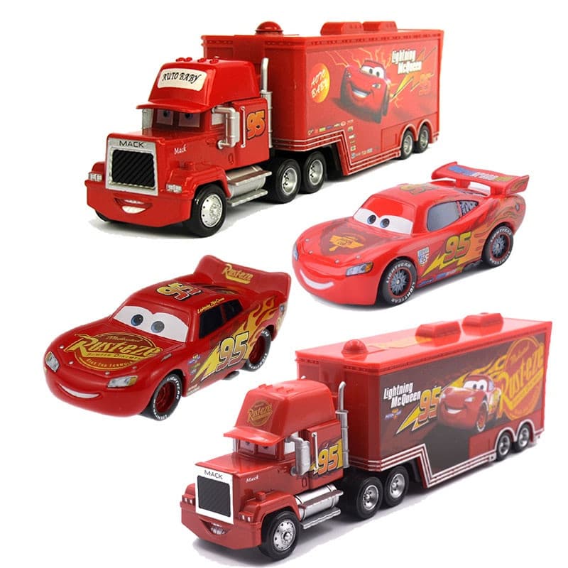 2PCS Diecast Alloy Metal Truck Set Durable Mini Car Models Perfect for Collectors and Kids Gift
