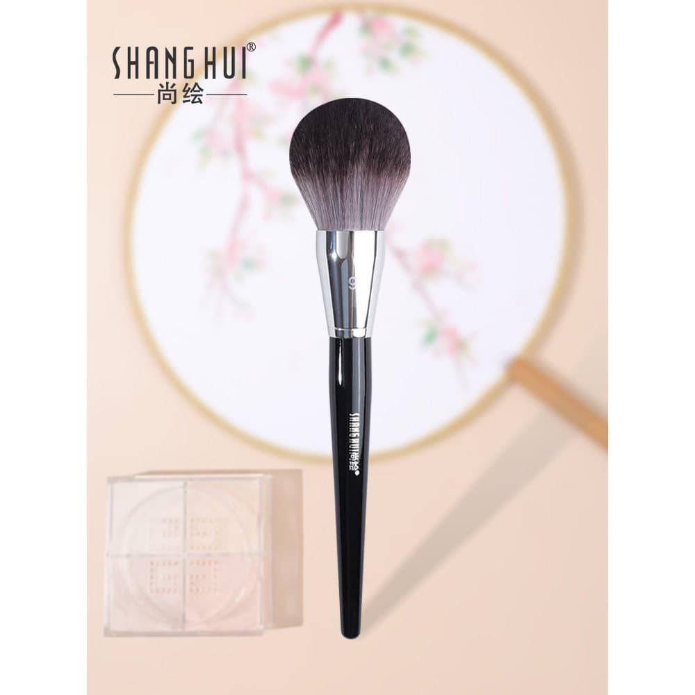 Shanghu 91 Pincel para Pó Solto Cangzhou Tamanho Grande Super Grande Fofo Pincel para Pó de Configuração de Maquiagem Ca