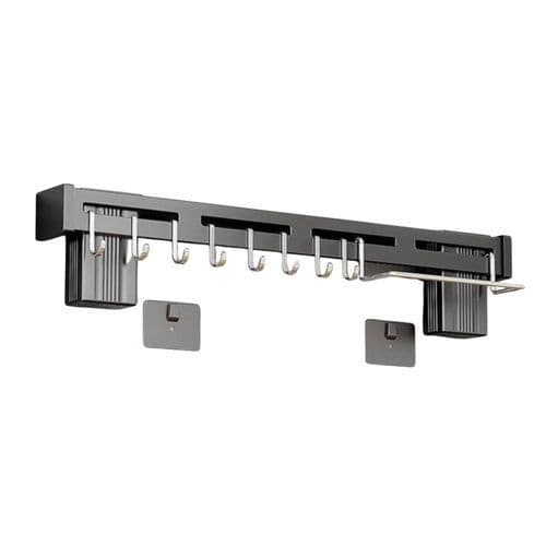 Suporte Organizer Utensilios Cozinha 8 Ganchos Pratico Versatil Espaco