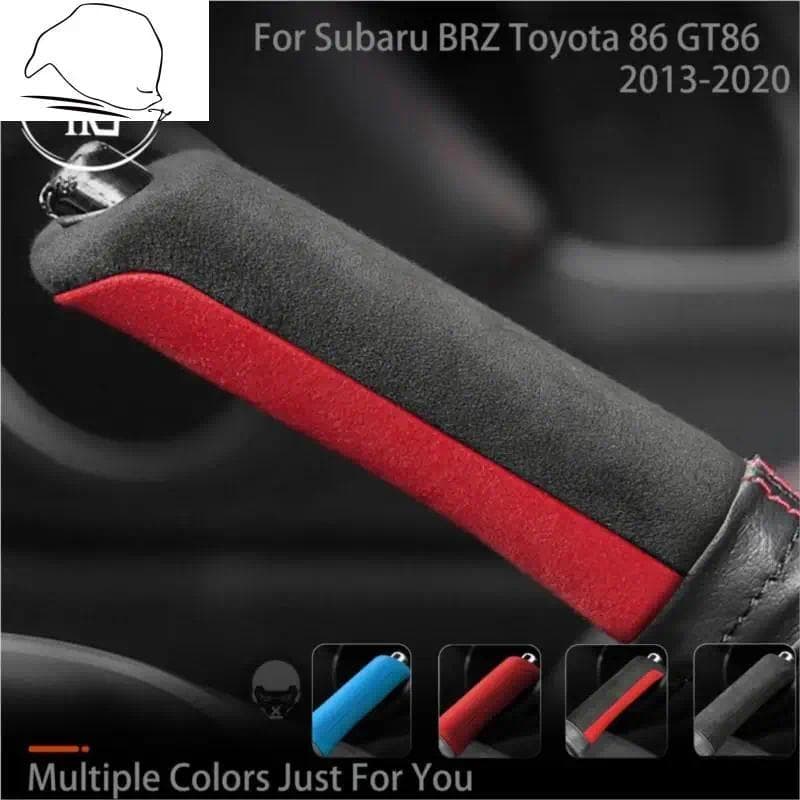 Envoltório De Camurça De Pele Para Subaru BRZ Toyota 86 GT86 Interior Alcântara Reunindo Alça De Freio De Mão ABS Acessó
