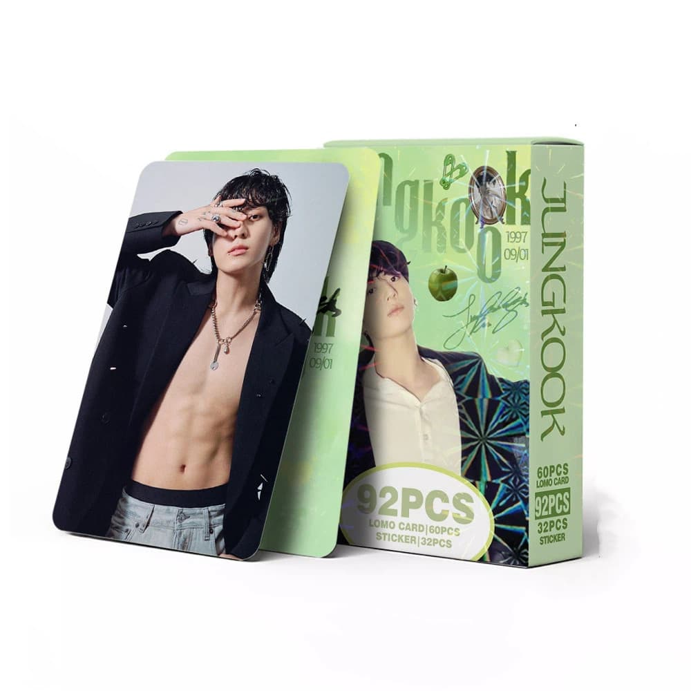 92 Unidades/Caixa BTS SOLO Jung Kook Photocards JK KPOP LOMO Cartão