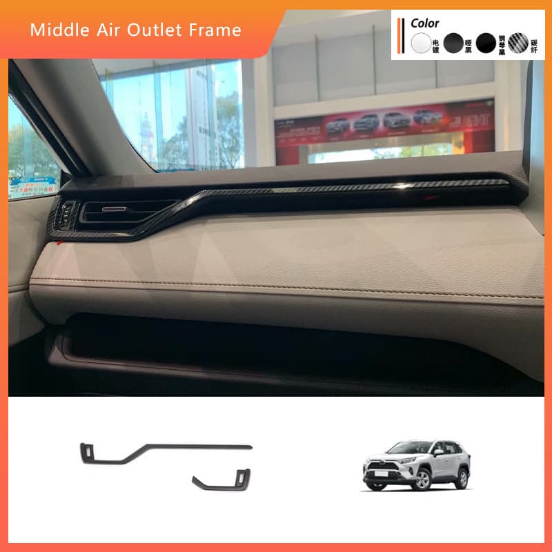 Adequado para Toyota20-24 RAV4 Estrutura de saída de ar lateral Direção direita Rongfang Porta de ar condicionado esquer