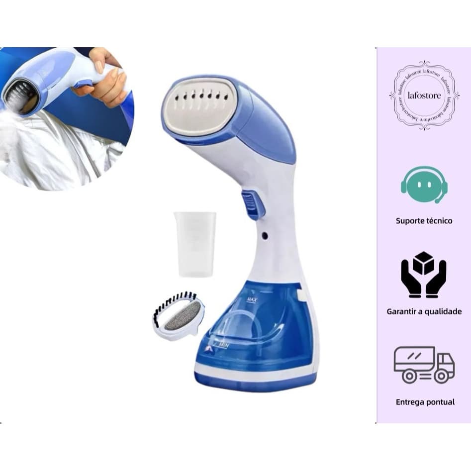 Passadeira a Vapor Portátil para Roupas Aquecimento Rápido Compacta