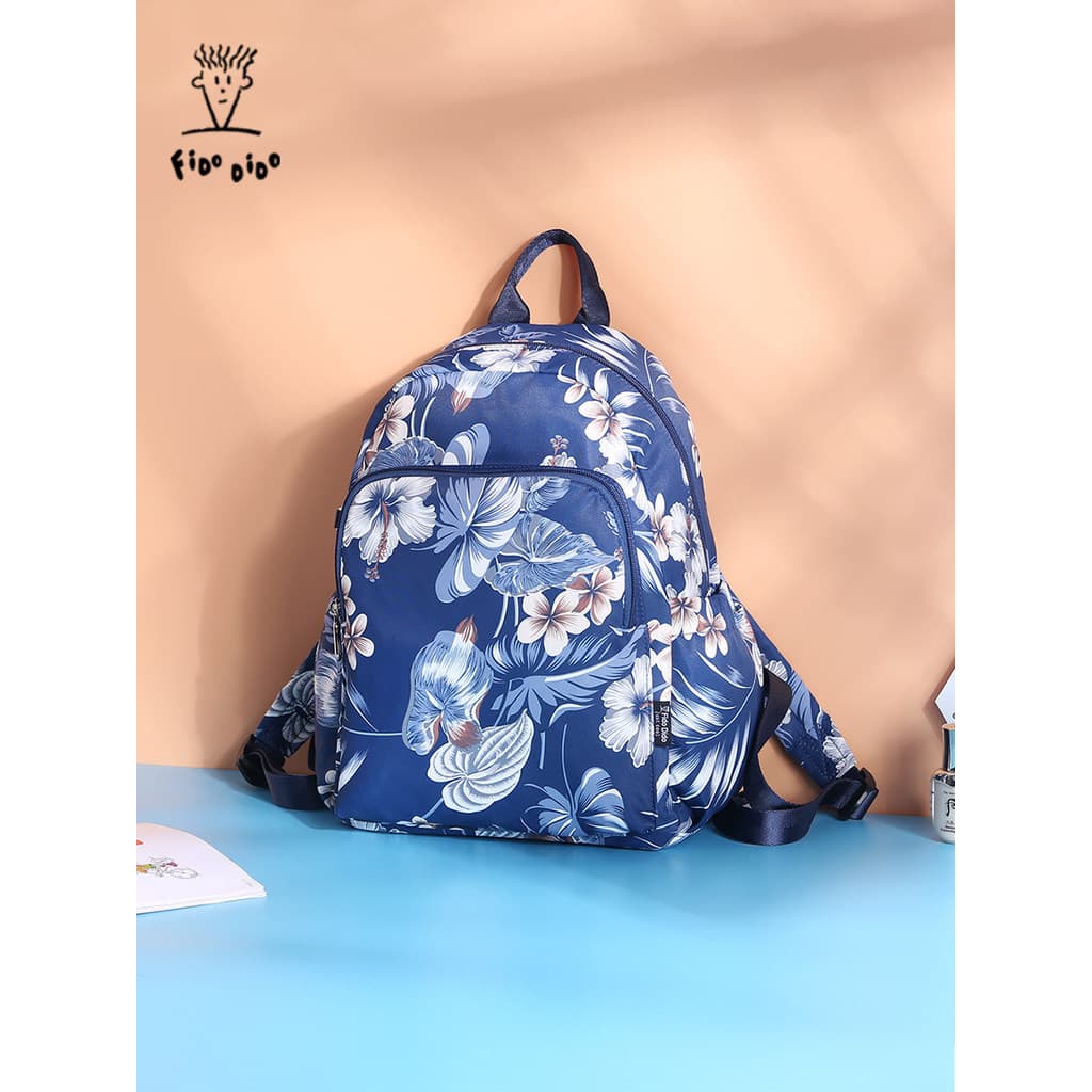 Fidu Dido Mochila Feminina Oxford Pano 2026 Novo Estilo Moda Impressa Mochila de Viagem Leve Pano de Nylon À Prova D 'Ág