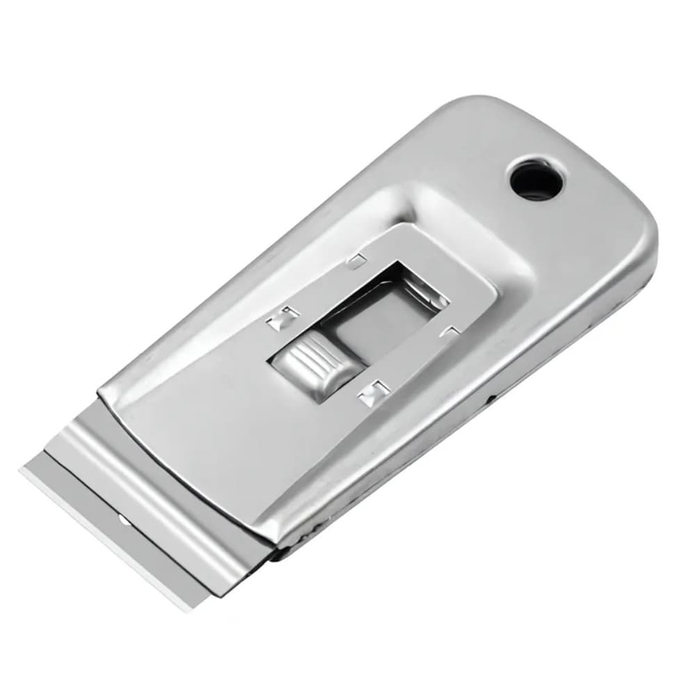Raspador Ratinho Estilete Raspador Removedor de Insufilm Metal Limpador De Vidro