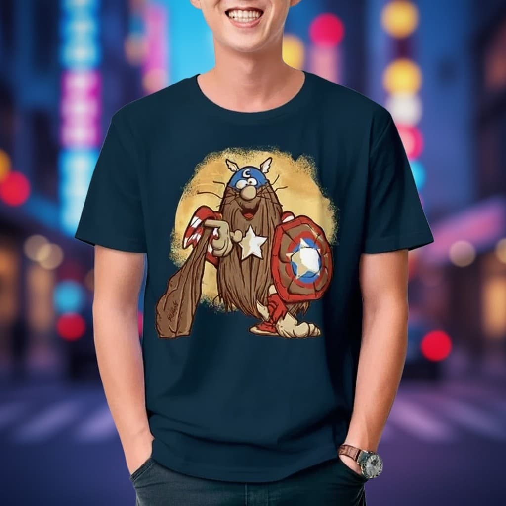 Camiseta Capitão Caverna Desenho Série Filme Blusa Camisa Unissex 100% Algodão Lançamento
