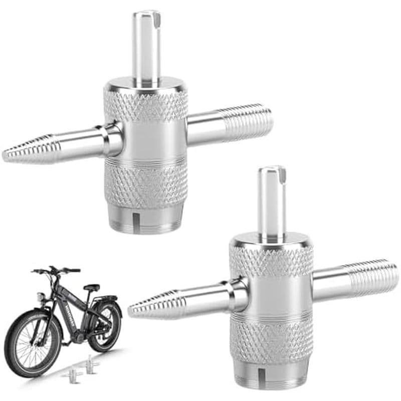 Ferramenta De Núcleo De Válvula De 4 Vias , 2 Peças , Haste Pneu , Chave Universal 4 Em 1 Multifuncional De Reparo De In