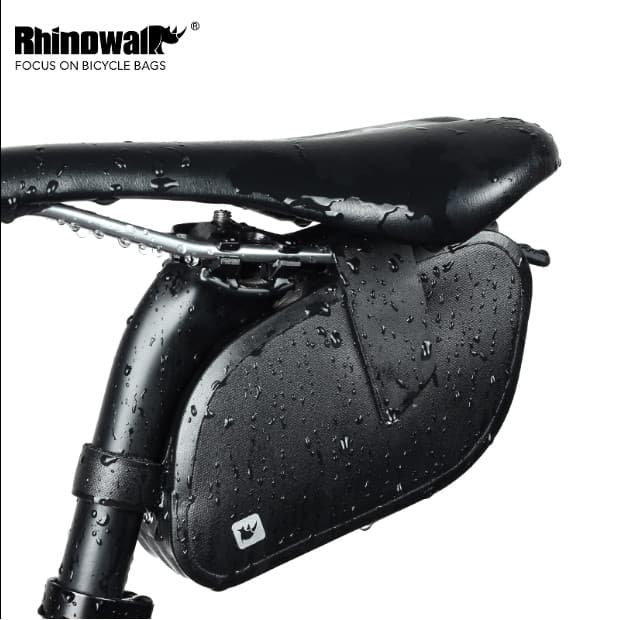 Dobrável saco de sela da bicicleta estrada à prova dwaterproof água saco traseiro montanha saco traseiro ciclismo tubo i