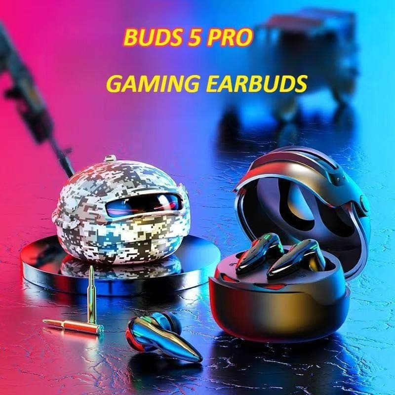 BUDS 5 PRO Earbuds Mais Novos Fones De Ouvido Para Jogos Globalmente Exclusivos Design De Capacete Sopro De Mente Efeito