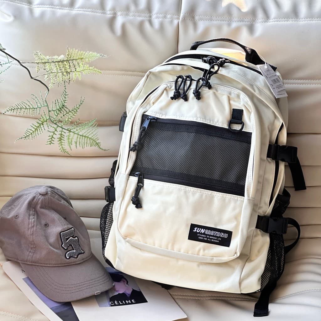Sun earthu Japonês Único Genuíno Mochila de Grande Capacidade Masculino Feminino Estudantes Proteção para Coluna Bolsa E