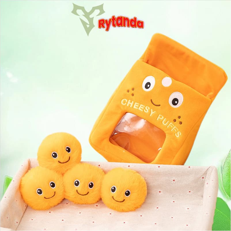 Saco De Lanche Rytanda Puff , Brinquedo De Pelúcia , Boneca De Simulação Fofa , Namorada Infantil Macia E Divertida , De