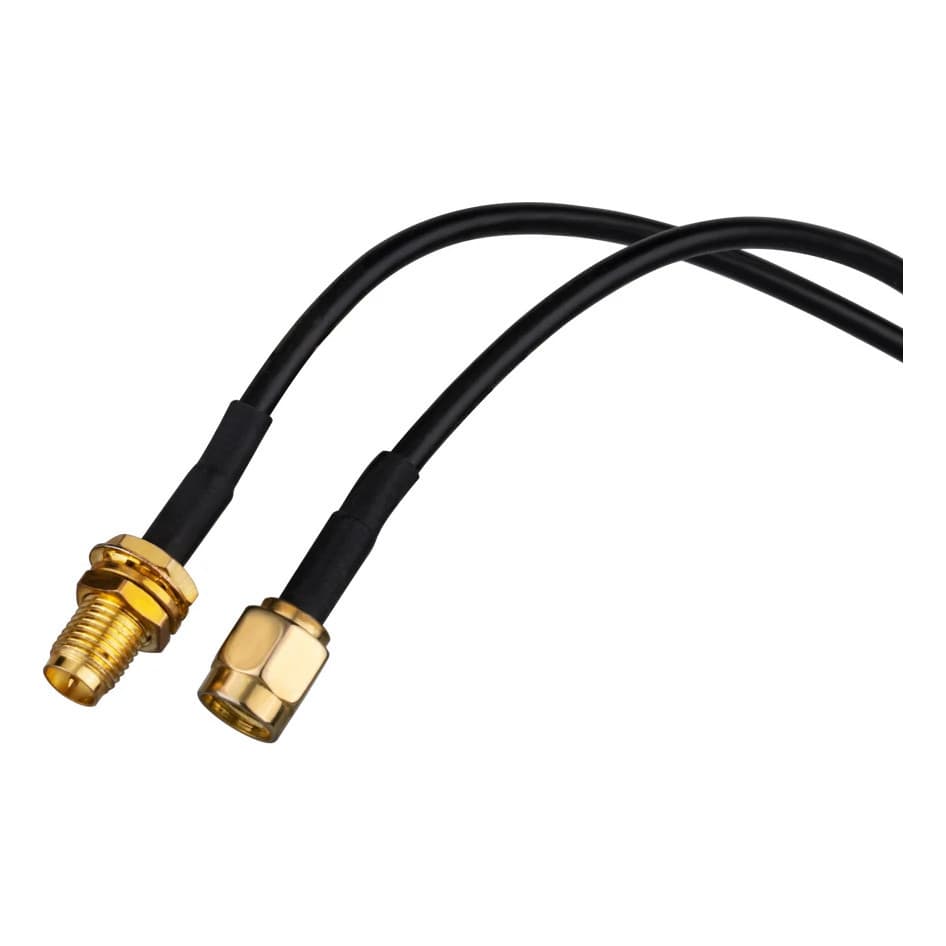Cabo De Extensão Coaxial RG174 SMA Macho Para Fêmea 10 M 50 Ohms Envio Imediato