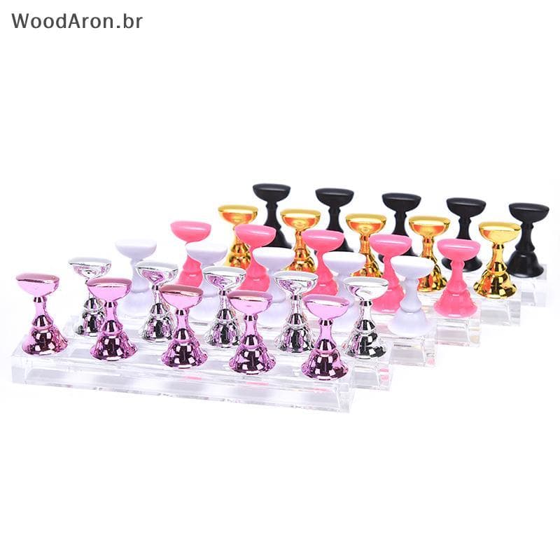WoodAron 1 Conjunto De Suporte Para Unhas , De Exibição Prática De Cristal Acrílico , Prateleira br