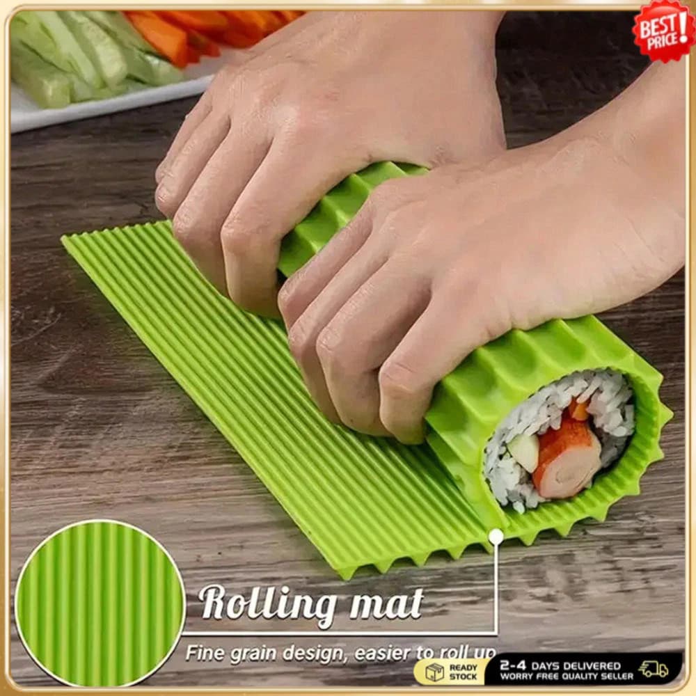 Esteira De Rolamento De Sushi , 8.5x7.8 Polegada Rolo De Silicone Reutilizável Kit De Fabricação Antiaderente Fabricante