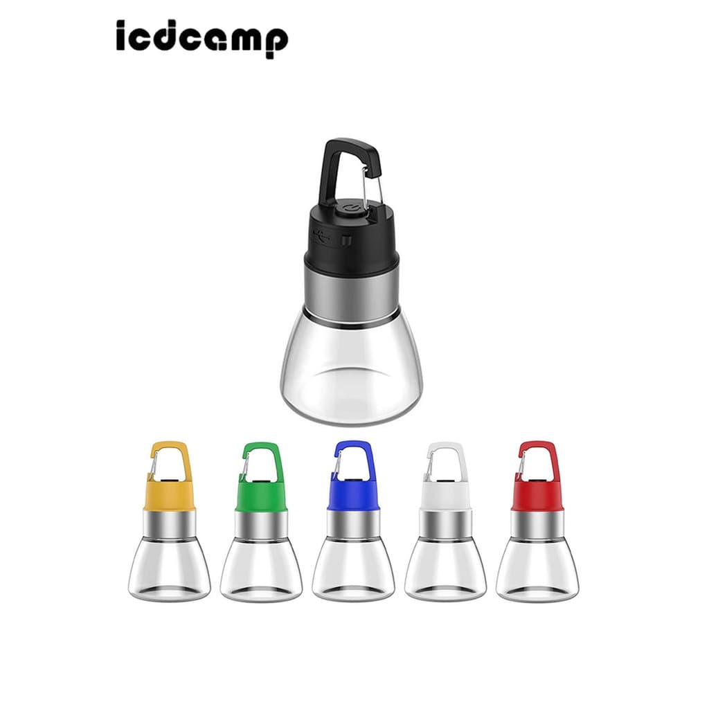 ICDCAMP Acampamento Ao Ar Livre Caminhadas Portátil Multi-Cene Garrafa de Água Luz Pendurada Lanterna Concentrada